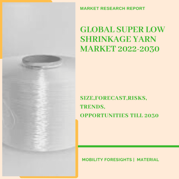 Global Super Low Shrinkage Yarn Market 2022 2030 December 2022 Updated