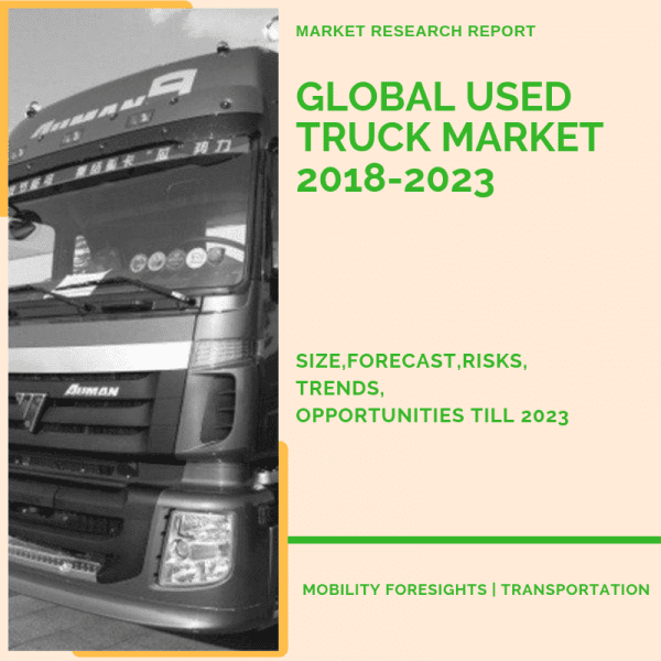 What is the size of global used truck market ?