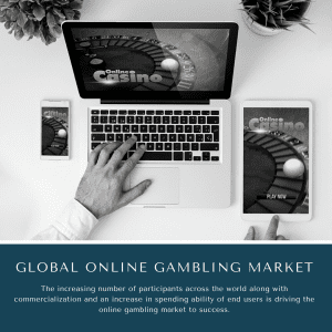infographic: online casino market analysis, Online Gambling Market, Online Gambling Market Size, Online Gambling Market trends and forecast, Online Gambling Market Risks, Online Gambling Market report