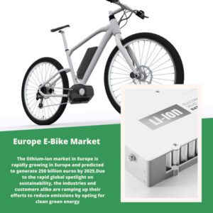 infographic: e bike european market, e bike in europe, e bike market in europe, e bike market europe, european e bike market, Europe E-Bike Market , Europe E-Bike Market Size, Europe E-Bike Market Trends, Europe E-Bike Market Forecast, Europe E-Bike Market Risks, Europe E-Bike Market Report, Europe E-Bike Market Share