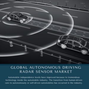 infographic: Autonomous Driving Radar Sensor Market, Autonomous Driving Radar Sensor Market Size, Autonomous Driving Radar Sensor Market Trends, Autonomous Driving Radar Sensor Market Forecast, Autonomous Driving Radar Sensor Market Risks, Autonomous Driving Radar Sensor Market Report, Autonomous Driving Radar Sensor Market Share