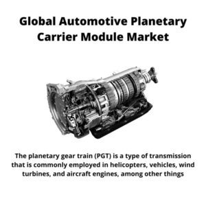 Infographic ; Automotive Planetary Carrier Module Market, Automotive Planetary Carrier Module Market Size, Automotive Planetary Carrier Module Market Trends, Automotive Planetary Carrier Module Market Forecast, Automotive Planetary Carrier Module Market Risks, Automotive Planetary Carrier Module Market Report, Automotive Planetary Carrier Module Market Share