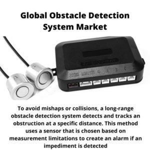 Infographics : Obstacle Detection System Market, Obstacle Detection System Market Size, Obstacle Detection System Market Trends, Obstacle Detection System Market Forecast, Obstacle Detection System Market Risks, Obstacle Detection System Market Report, Obstacle Detection System Market Share