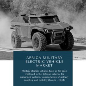 Infographic ; Africa Military Electric Vehicle Market, Africa Military Electric Vehicle Market Size, Africa Military Electric Vehicle Market Trends, Africa Military Electric Vehicle Market Forecast, Africa Military Electric Vehicle Market Risks, Africa Military Electric Vehicle Market Report, Africa Military Electric Vehicle Market Share
