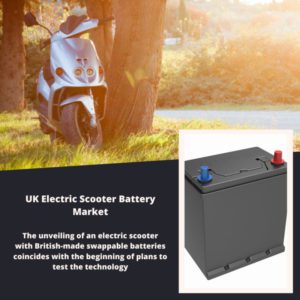infographic: UK Electric Scooter Battery Market, UK Electric Scooter Battery Market Size, UK Electric Scooter Battery Market Trends, UK Electric Scooter Battery Market Forecast, UK Electric Scooter Battery Market Risks, UK Electric Scooter Battery Market Report, UK Electric Scooter Battery Market Share