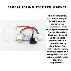Global Idling Stop ECU Market 2022-2030 1