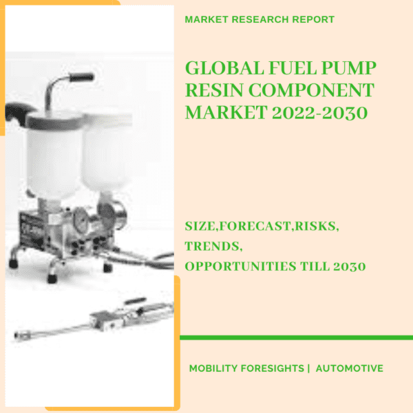 Fuel Pump Resin Component Market