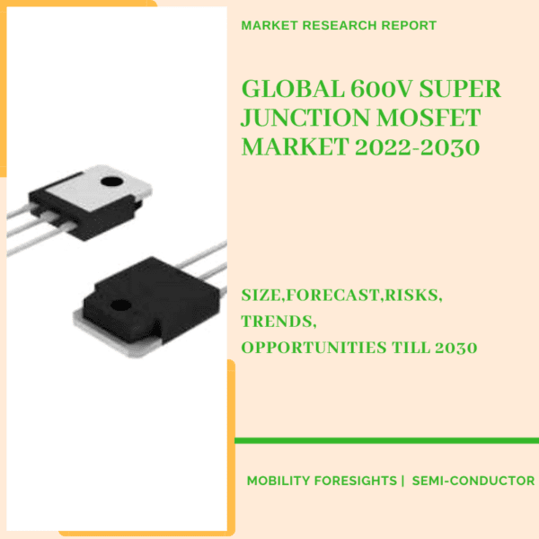 Global 600v Super Junction MOSFET Market 2022-2030