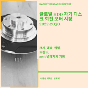 글로벌 HDD 자기 디스크 회전 모터 시장 2022-2030